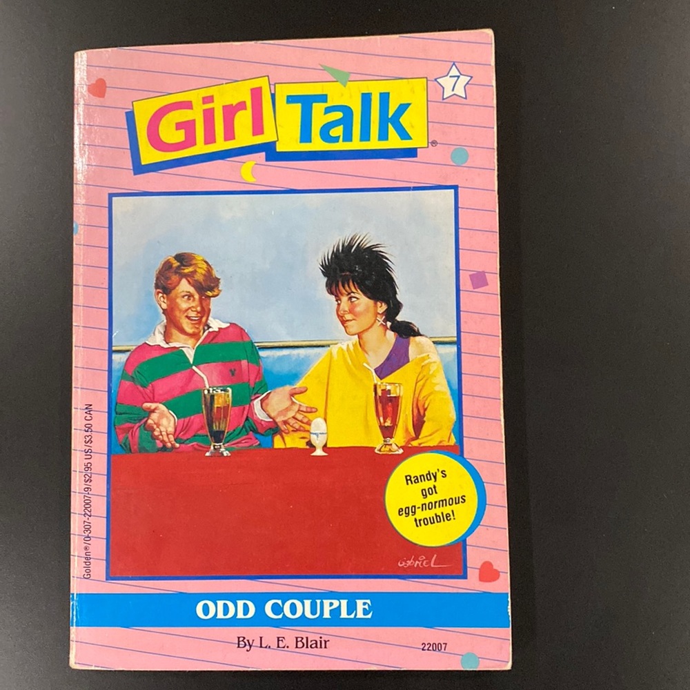 Girl Talk #7: Odd Couple by L. E. Blair - Vintage Paperback Novel